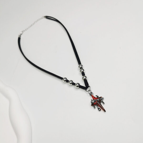 oly-f9bd8e1e30e5d6ca682dfc3563e9a2fa Wholesale Diablo Style Liquefied Star Mans Men's Necklace Hip Hop Style Necklace Woolen Chain Niche Design High-grade Female Clavicle Chain