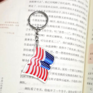 American flag keychain