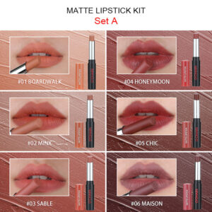 6 Pack Matte Lipstick SET-A