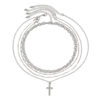 oly-f9da42fee06c901e6923d856dc043d8d Wholesale Simple Metal Cross Pendant Necklace Instagram Style All-match Multi-layer Chain Stacked Clavicle Chain for Women