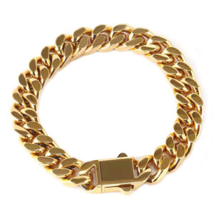 11mm wide fine gold 21cm
