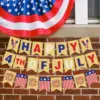 Wholesale Independence Day Party Linen Flag For Event & Party Supplies, Perfect For Festive Venue Decoration