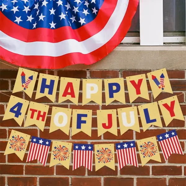 Wholesale Independence Day Party Linen Flag For Event & Party Supplies, Perfect For Festive Venue Decoration