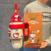 oly-fa4356166fdb3e3719846e3be2823653 Wholesale Snoopy Doll Thermos Creative Ice Cup Portable Handle Outdoor Sports Water Cup Male and Female Student Cup