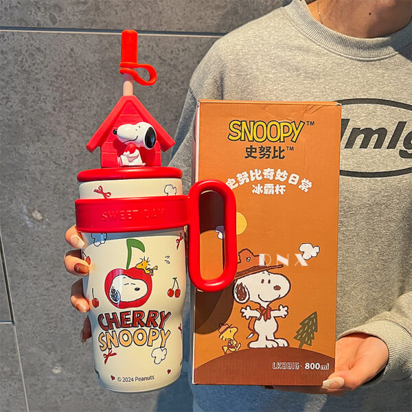 oly-fa4356166fdb3e3719846e3be2823653 Wholesale Snoopy Doll Thermos Creative Ice Cup Portable Handle Outdoor Sports Water Cup Male and Female Student Cup