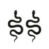 Wholesale Retro Exaggerated Snake Earrings Fashion Punk Geometric Alloy Carved Animal Snake Earrings Earrings
