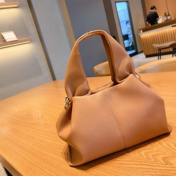 oly-fa9492b31ffbc722b2b31fc565d1e2d1 Wholesale French Niche Brand Versatile Pure Color Lunch Box Bag Fashion Handbag Single Shoulder Crossbody Bag for Women