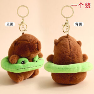 Plush swimming ring capibala-frog / No specifications