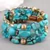 oly-fab4f5001b1753a4bdbcede1406c9edc Wholesale Vintage Style Simple Style Geometric UV Plating Golden Plated Beaded Beaded Chain Beaded Bracelets Wholesale