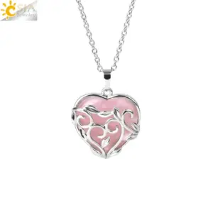 H117-Rose Quartz-chain