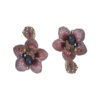 oly-fb08d34faadaf026b62ab7b3a19e35a4 Wholesale Silver Needle Vintage Asymmetric Diamond-encrusted Fabric Flower Earrings Fashion French Elegant High-grade Earrings for Women