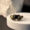 oly-fb0b23b5663968f5b6b9398bbd0bb296 Wholesale Trendy Retro Carving Hands Embrace Red Zircon Couple's Ring Finger Ring Design All-match Valentine's Day for Women