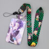 Wholesale Cartoon animation bus card set mobile phone lanyard push fit student campus meal card delivery card work card RM OLY Exclusive