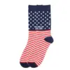 Wholesale Men's Independence Day Sport Cotton Stripe Socks For All Seasons, Comfortable And Breathable