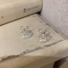 Wholesale "Girl's Note" Style Love Bow Korean Ins Pearl Love Bow Earrings Sweet French Style