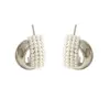 Wholesale Elegant Pearl Metal Round Arc Ear Cuff Early Spring Luxury Minimalist Women's Jewelry Fashion Trend Geometric Pattern Copper