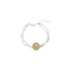 Wholesale Copper alloy bracelet with diamond-set eight-pointed star double-layer bead bracelet