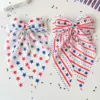 Wholesale American Flag Hairpin For Women In Spring, Made Of Chiffon, Perfect For Independence Day