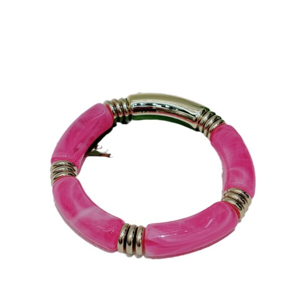 oly-fbbf9eb378ac605781c5a2cfc09c8af1 Wholesale Original Candy Color Curved Tube Bracelet Mixed Wear Couple Classic All-match Bracelet DIY Loose Beads Accessories Women