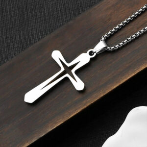 Starlight cross (70cm snake bone chain)