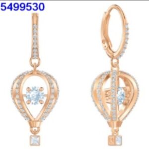 Smart rose gold balloon earrings