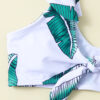 Wholesale Leaf Print Children's Swimsuit Women's Bikini Ruffled Girls' Swimwear