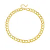 Wholesale Double Ring Chain Smooth Thread 304 Stainless Steel O-shaped Waterproof Non-fading Cable Chain Necklace For Women