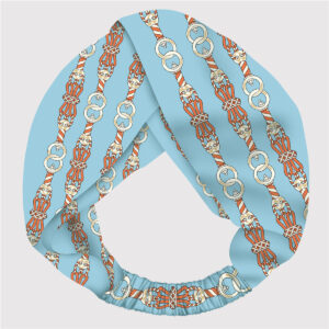 Cross hair bands -29 / twill silk