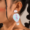 oly-fc2a57668c9542c907883d038122de55 Wholesale fashion earrings trend creative acrylic colorful air balloon Christmas earrings jewelry earrings