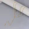 oly-fc2ec21d2c60dd4e6dd13d7795403e04 Wholesale 304 Stainless Steel Solid Color PVD Coated 18K Real Gold Plated Simple Style Waterproof Non Tarnish Cable Chain Lobster Trigger Clasp Closure Necklace