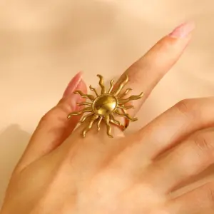 18K Real Gold Sun A- 600