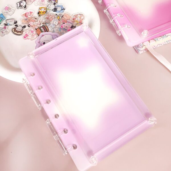 oly-fc45cdc1413d69e0ccb0f0cd680bf33a Wholesale DIY original notebook acrylic quicksand loose-leaf hand account book card book ins wind gift love stars