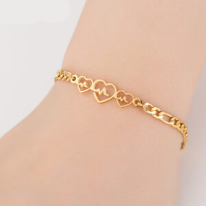3 Love middle electrocardiogram (gold)