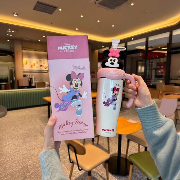 Wholesale  304 Stainless Steel Insulated Mug, Large Capacity Cartoon Style, with Handle,