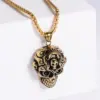 Wholesale Stainless Steel 18K Gold Plated Retro Plating No Inlaid