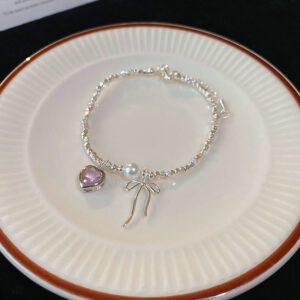 57# bracelet-silver love