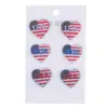 oly-fceadcf4c9264102c9472a0518d2d410 Wholesale National Flag Acrylic Earrings With Tassel, Iron Ear Pins, Designed For Women, 1 Pair