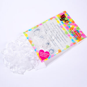 Transparent thickened large circle 100 high elasticity