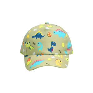 Animal World 2-children's peaked cap / (Free size-Velcro adjustment)(52-54cm)