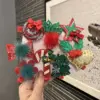 oly-fd1ad2a1a51486cd53454c57470ba35d Wholesale Christmas Girl's Hair Clip Shiny Sequins Festival Decoration Bell Flower Ring Side Clip Cute Girl's Hair Accessories