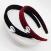 oly-fd1f6e7d11d12f9ec95987bc191d78e7 Wholesale Valentine's Day Love Fabric Hair Band Hair Accessories Women's Fashion Headwear Fabric Wide Edge Hair Band Headband Women