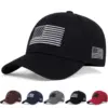 Wholesale American Flag Sport Outdoor Women's Baseball Cap With Curved Brim, Polyester Material And Embroidery Craft