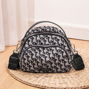 Wholesale [Cross-border Foreign Trade] Women's Casual All-match Shoulder Bag Crossbody Bag Handbag Small Round Bag Chest Bag Women's Bag