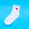 Wholesale simple Valentine's Day super cute little love red heart socks socks