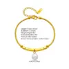 Wholesale Three-dimensional Geometric Bracelets For Women In 304 Stainless Steel With 18K Real Gold Plated PVD Coated Twisted Rope Chain