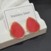 Wholesale Water Droplets Stud Earrings For Women In 304 Stainless Steel With Waterproof Non Tarnish Golden Water Plating