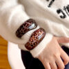 Wholesale Yuyu Bracelet C- shaped Simple Resin Bracelet Autumn and Winter Fashion Leopard Open Bracelet