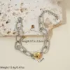 Wholesale PVD Coated Real Gold Plated 14K Gold Geometric 304 Stainless Steel Hip-Hop Simple Style Commute Waterproof Non Tarnish 304 Stainless Steel Bracelets