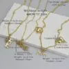 Wholesale Jewelry Elegant MOM Heart Shape Copper Zirconia 18K Gold Plated Inlaid Zircon Pendant Necklace Cable Chain Twisted Rope Chain