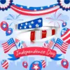 Wholesale Popular American Flag Ring Patriotic Independence Day Star Jewelry July 4Th Day Gift Manufacturer Wholesale